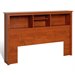 Prepac Monterey Full / Queen Bookcase Headboard in Cherry Finish
