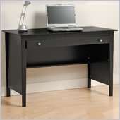 Prepac Belcarra Series Contemporary Wood Writing Desk in Black