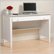 ADD TO YOUR SET: Prepac Belcarra Series Contemporary Wood  Laptop Desk in White 