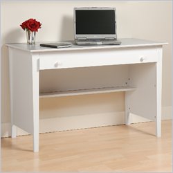 Prepac Belcarra Series Contemporary Wood  Laptop Desk in White