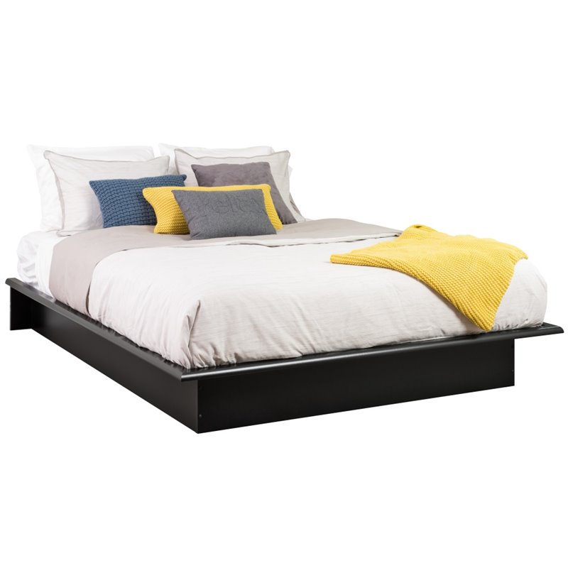 Prepac Black Queen Platform Bed - BBQ-6080-K