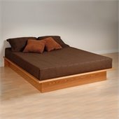 Prepac Oak Juvenile Queen Size Platform Bed