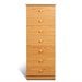 Prepac Seven Drawer Lingerie Chest in Oak Finish