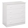 ADD TO YOUR SET: Prepac 4 Drawer Chest in White