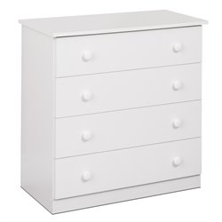 Prepac 4 Drawer Chest in White