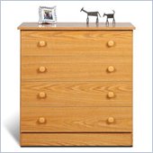 Prepac 4 Drawer Chest in Oak Finish