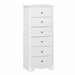 Prepac Monterey 6 Drawer Lingerie Chest in White Finish