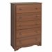 Prepac Monterey Cherry 5 Drawer Dresser Chest