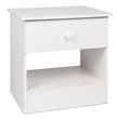 ADD TO YOUR SET: Prepac White One Drawer Night Stand