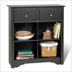 Prepac Sonoma Black Buffet Console Table