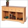 ADD TO YOUR SET: Prepac Sonoma Maple Living Room Console