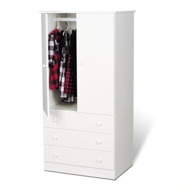 Prepac White Juvenile TV Wardrobe Armoire  eBay