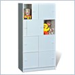 Prepac White Sliding Door Cabinet