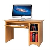 Prepac Sonoma Small Wood Computer Desk in Maple 