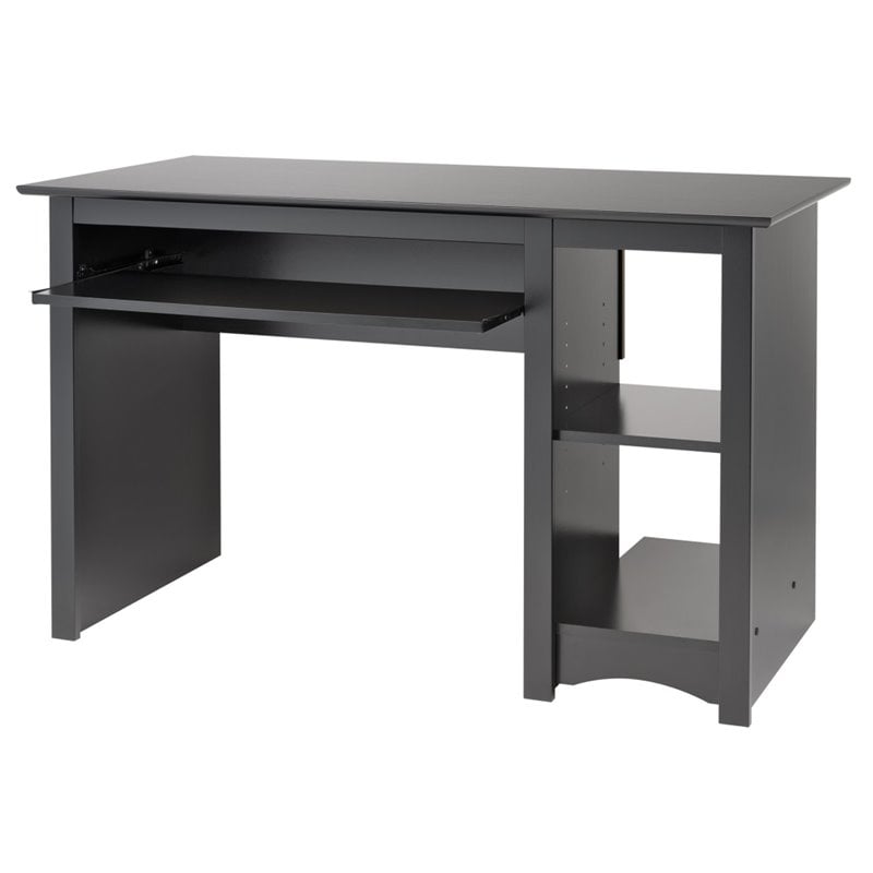 Sonoma Small Wood laminate Computer Desk in Black by Prepac