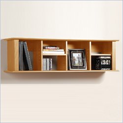 Prepac Sonoma Maple Wall Mount Bookcase
