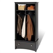 Prepac Black Sonoma Hall Tree Organizer