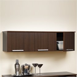 Prepac Coal Harbor Wall Mounted Hutch in Espresso