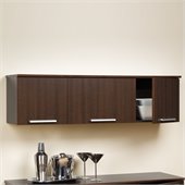 Prepac Coal Harbor Wall Mounted Hutch in Espresso
