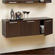 ADD TO YOUR SET: Prepac Coal Harbor Wall Mounted Buffet in Espresso