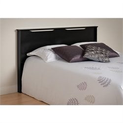 Prepac Coal Harbor Full / Queen Panel Headboard in Black Finish