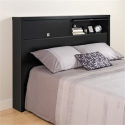 Prepac Series 9 Designer 2 Door Full / Queen Headboard in Black