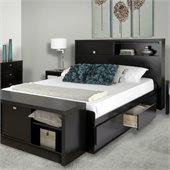 Prepac Series 9 Designer Bed in Black