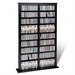 Prepac Double Width Barrister CD DVD Media Storage Tower in Black