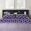 ADD TO YOUR SET: Prepac Sonoma Black King Bookcase Headboard