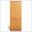 Prepac 7 Drawer Lingerie Chest in Oak Finish