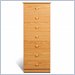 Prepac 7 Drawer Lingerie Chest in Oak Finish