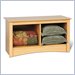 Prepac Sonoma Maple Twin Cubby Bench