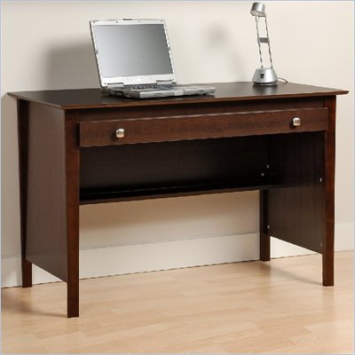 Prepac Belcarra Series Contemporary Wood Laptop Desk in Espresso