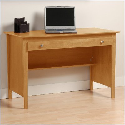 Prepac Belcarra Series Contemporary Wood Laptop Desk in Maple 
