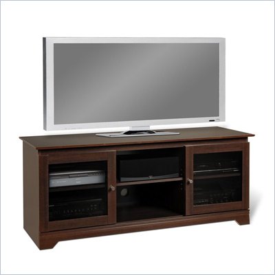 Prepac Ferentino 60" TV Stand Cabinet in Espresso