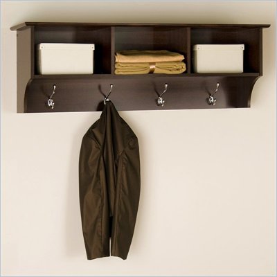 Prepac Fremont Espresso Cubbie Shelf