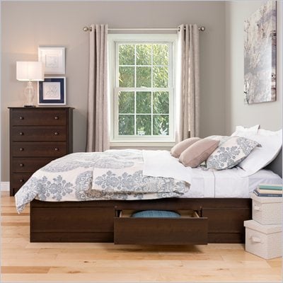 Furniture Stores Manhattan on Prepac Manhattan Queen Platform Storage Bed   Ebq 6200