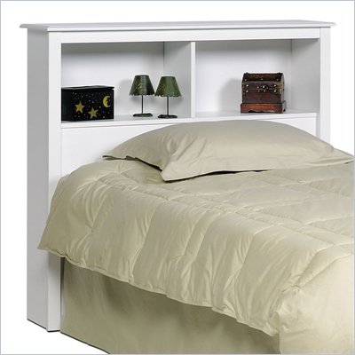 Twin  Frame White on Prepac Monterey White Twin Bookcase Headboard   Wsh 4543