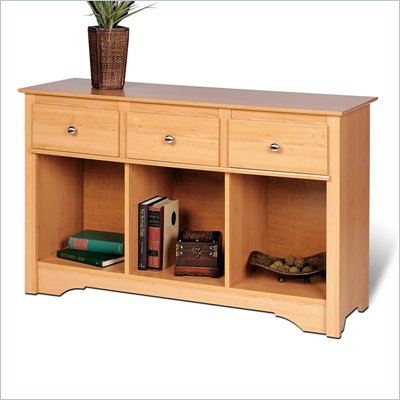Prepac Sonoma Maple Living Room Console