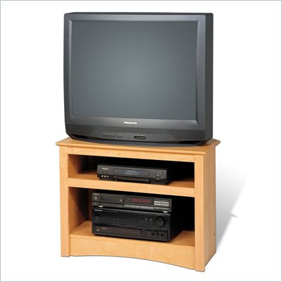 Prepac Sonoma Corner TV Stand in Maple Finish