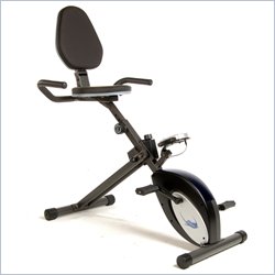 Stamina Folding Recumbent Steel Frame Exercise Bike