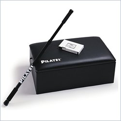 Stamina AeroPilates Box & Pole in Black w/ Workout DVD