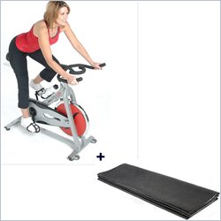 Stamina CPS 9200 Indoor Cycle Exercise Bike w/ Fold to Fit Equipment Mat