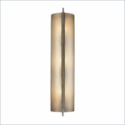 Minka Lighting Clarte 3 Light Wall Sconce Minka Lavery in Patina Iron with Deep Spumanti Lace Glass