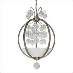 Minka Lighting Terzetto 3 Light Bowl Pendant Minka Lavery in  with Etched Opal w/Luster Optic Glass