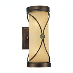 Minka Lighting Atterbury 2 Light Bath Minka Lavery in Deep Flax Bronze with Venata de Oro Glass
