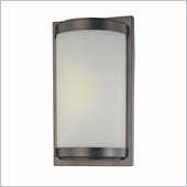 Minka Lighting 1 Light Wall Sconce Minka Lavery in Dark Brushed Bronze with Etched White Glass