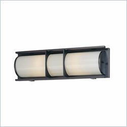 Minka Lighting Archcrest 2 Light Bath Minka Lavery in Dark Lathan Bronze with Etched White Glass