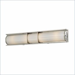Minka Lighting Archcrest 4 Light Bath Minka Lavery in Brushed Nickel with Etched White Glass