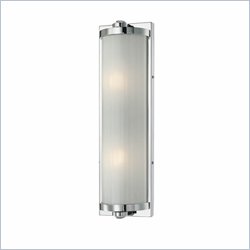 Minka Lighting Hyllcastle 2 Light Bath Minka Lavery in Chrome with White Glass
